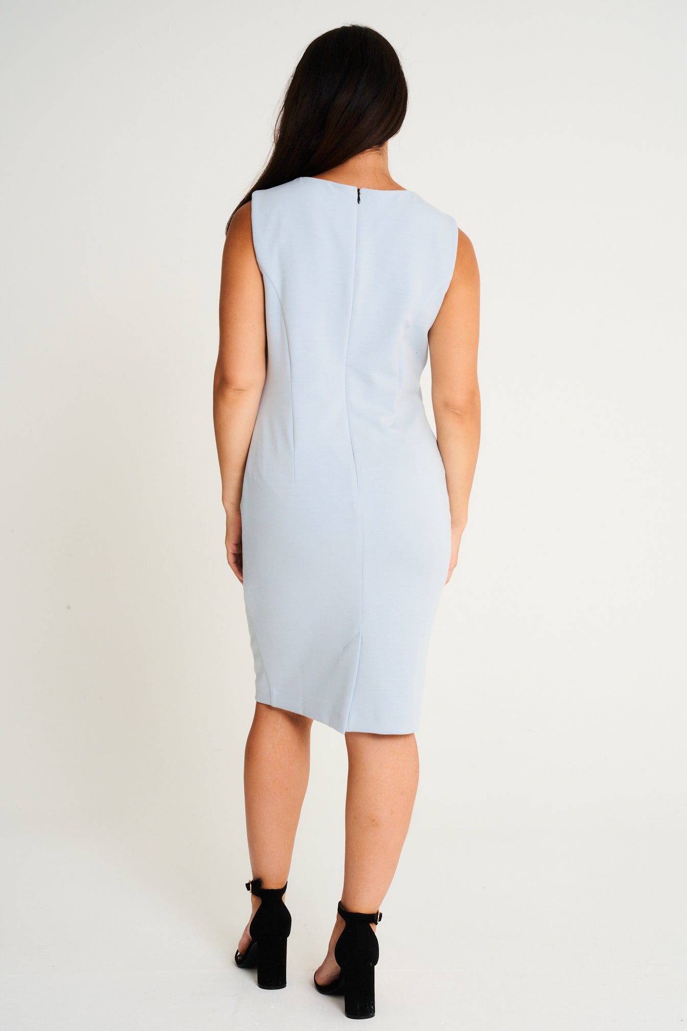 The MAYFAIR dress in pastel blue