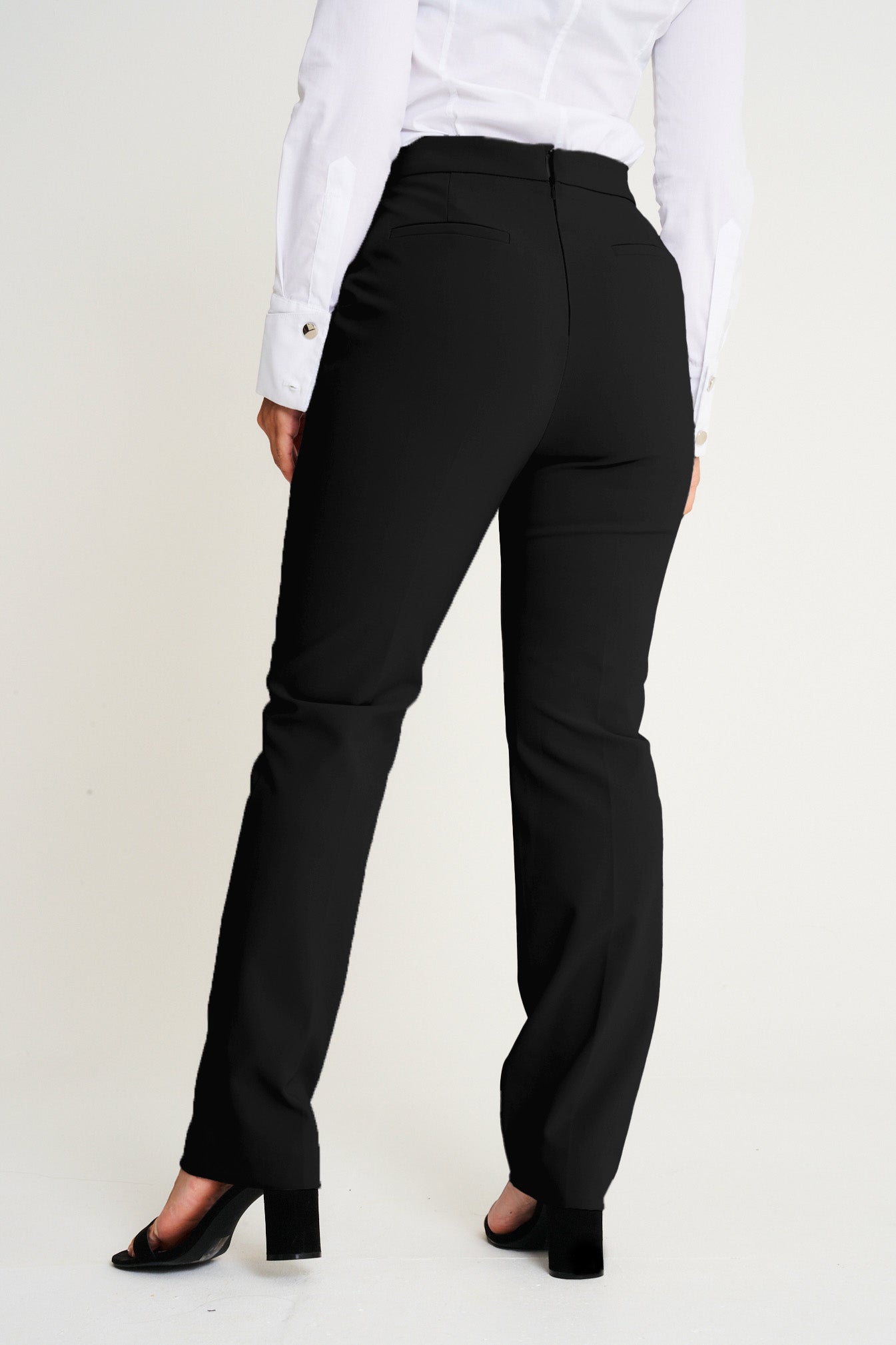 The Milan suit trousers black