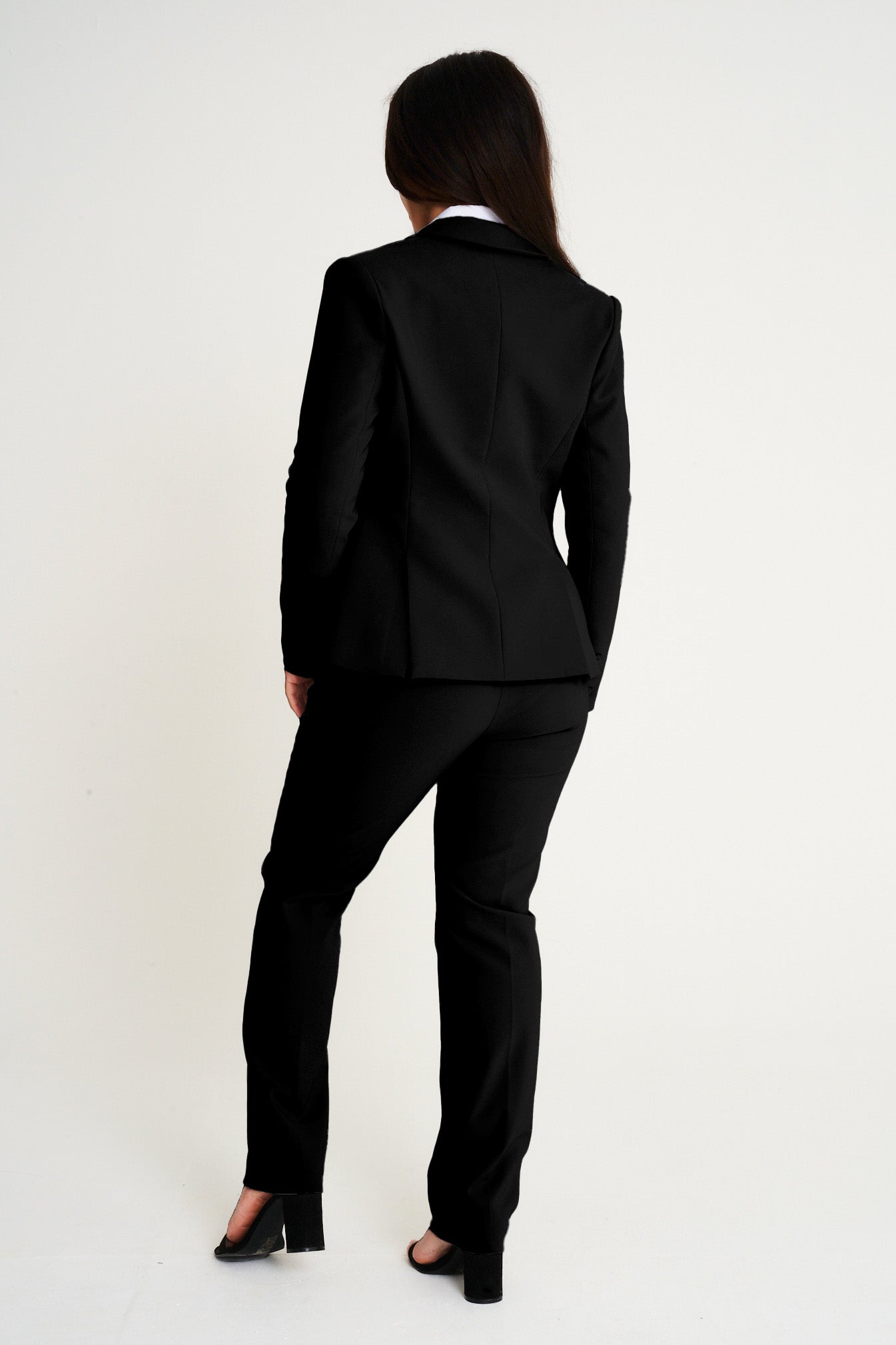 The Milan suit jacket black